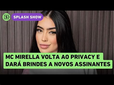 MC Mirella alcança o top 1 ao retornar a site adulto após ...